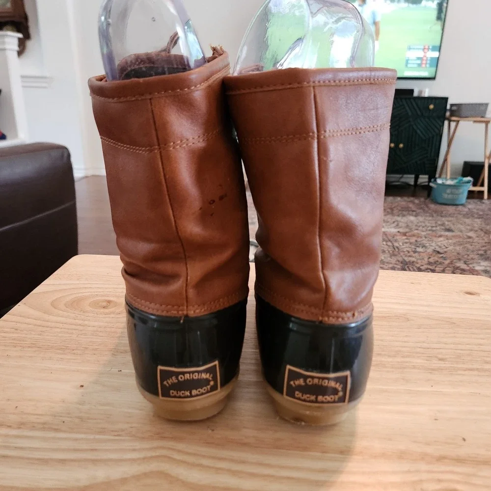 Women's Sporto The Original Duck Boots Arianna Sz 6M Flannel Lined VGC